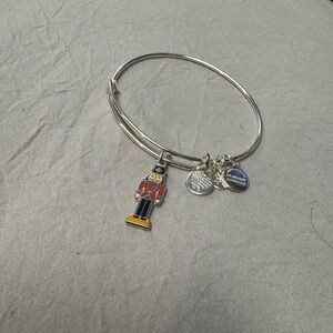 Alex and Ani Silver Nutcracker Charm Bracelet